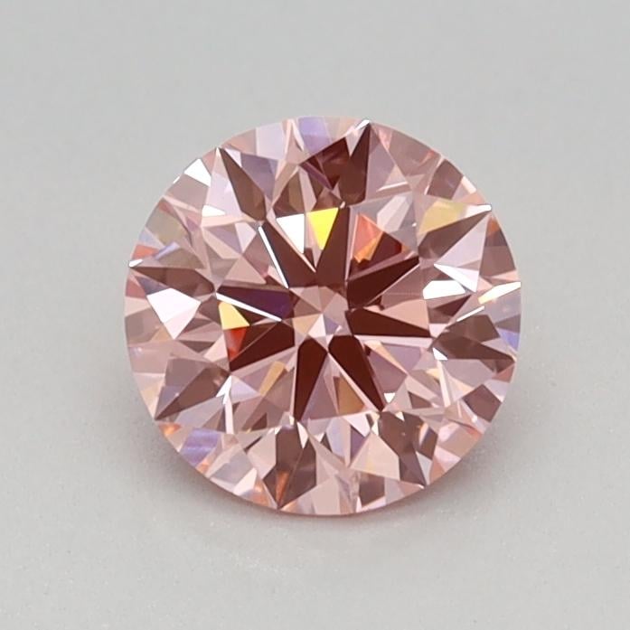 0.56 Ct. Fancy Vivid Pink Round Lab Grown Diamond