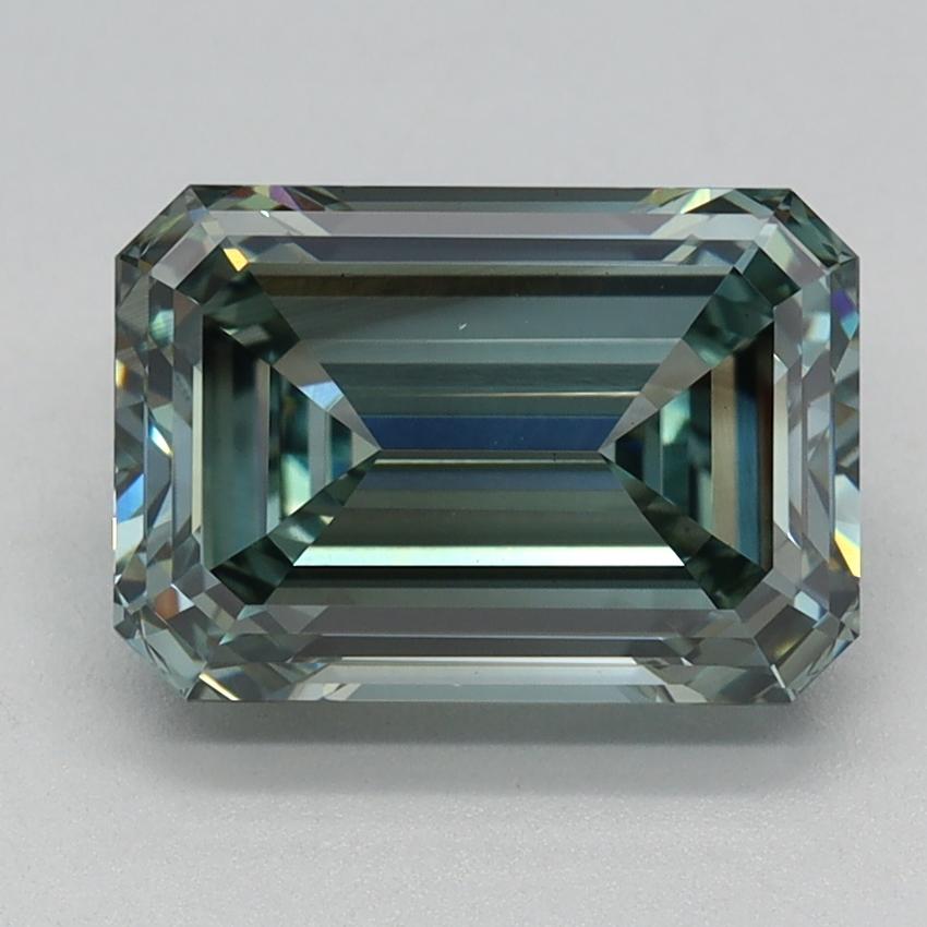 2.33 Ct. Fancy Vivid Green Emerald Lab Grown Diamond