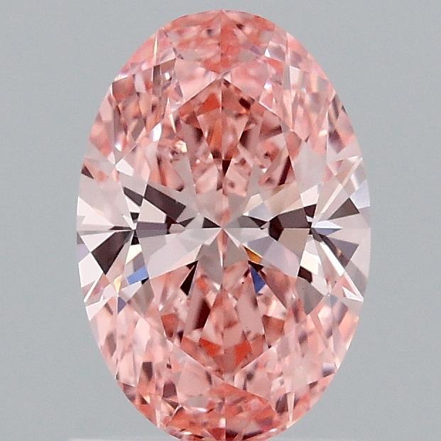 1.02 Ct. Fancy Vivid Pink Oval Lab Grown Diamond