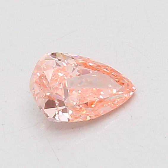 0.55 Ct. Fancy Vivid Pink Pear Lab Grown Diamond