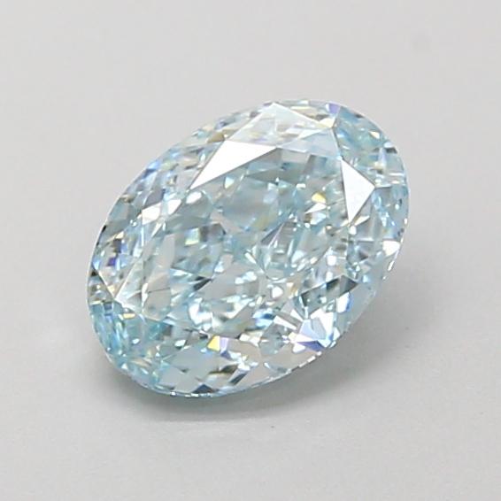 1.01 Ct. Fancy Intense Blue Oval Lab Grown Diamond