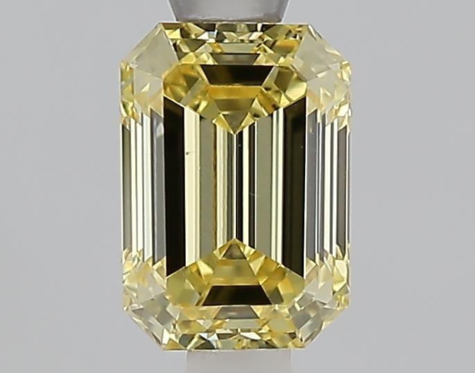 1.10 Ct. Fancy Intense  Yellow Emerald Lab Grown Diamond