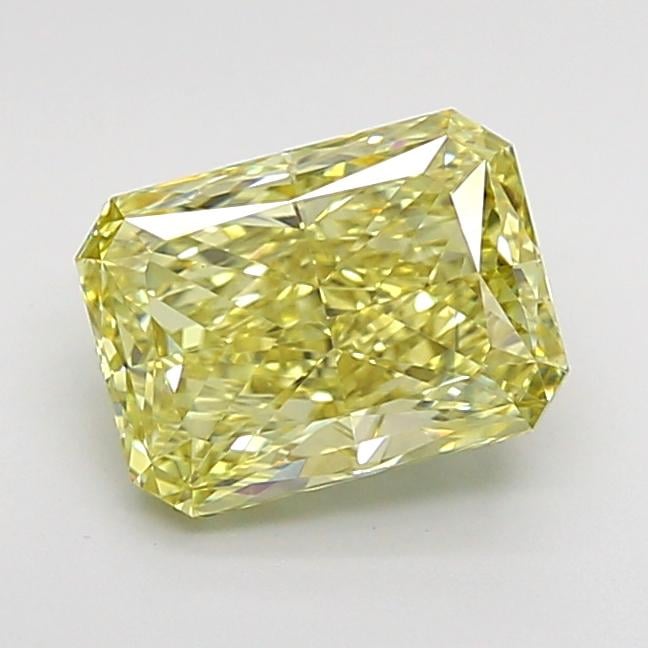 1.71 Ct. Fancy Intense Yellow Radiant Lab Grown Diamond