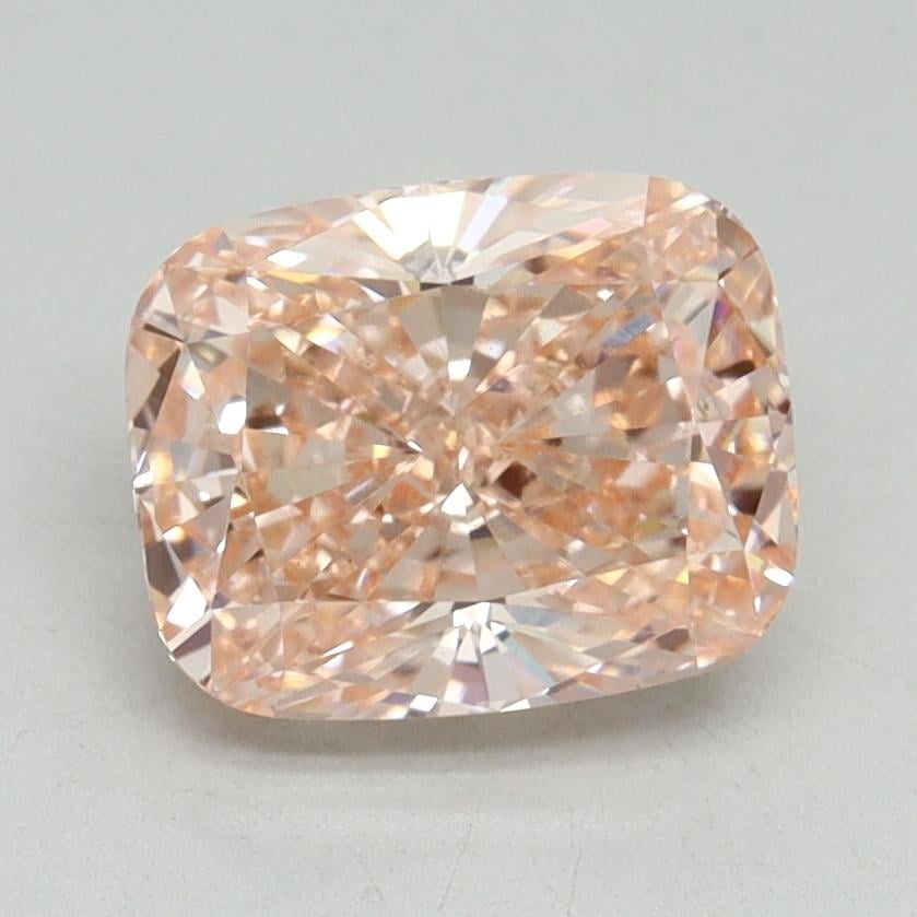2.08 Ct. Fancy Vivid Pink Cushion Lab Grown Diamond