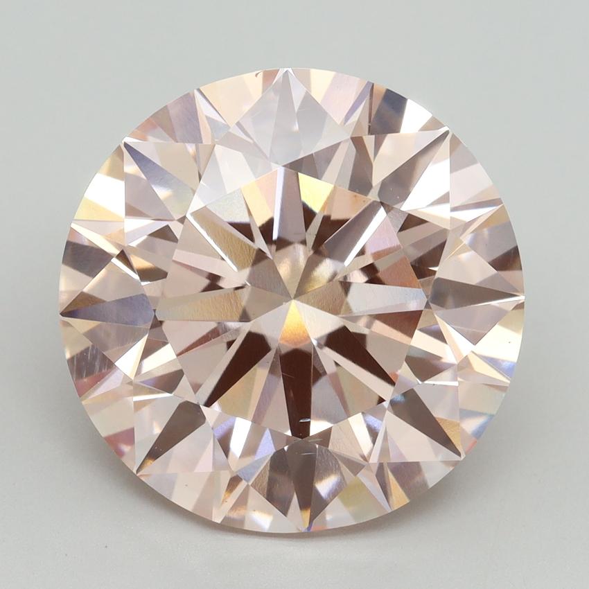 12.01 Ct. Fancy Vivid Pink Round Lab Grown Diamond