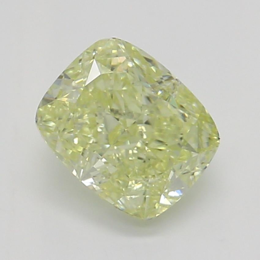 0.51 Ct. Fancy Light Yellow Cushion Diamond