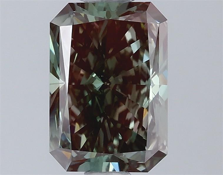 1.00 Ct. Fancy Green Radiant Lab Grown Diamond