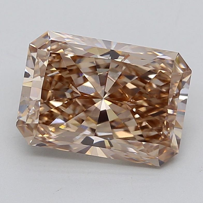 5.02 Ct. Fancy Light  Brown Radiant Lab Grown Diamond