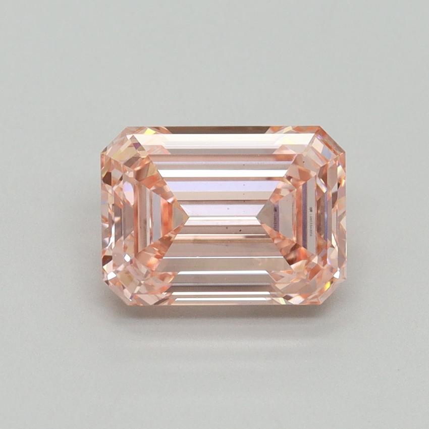 2.01 Ct. Fancy Vivid Pink Emerald Lab Grown Diamond
