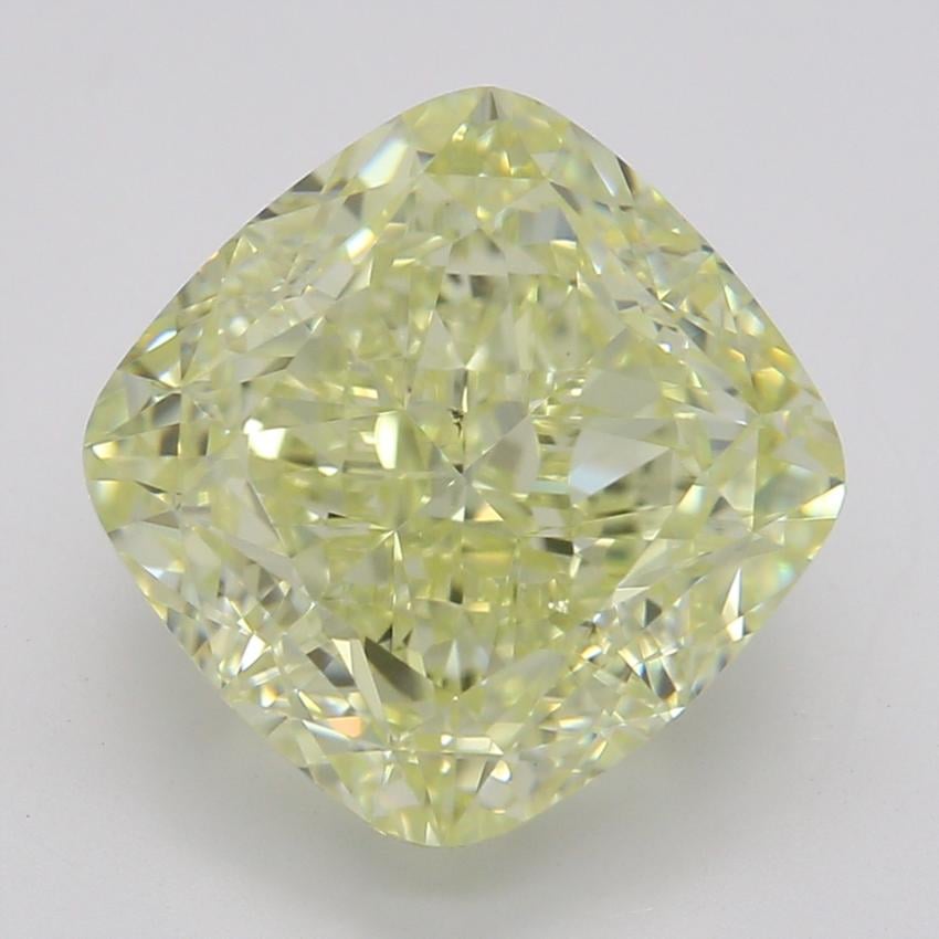 3.05 Ct. Fancy Yellow Cushion Diamond