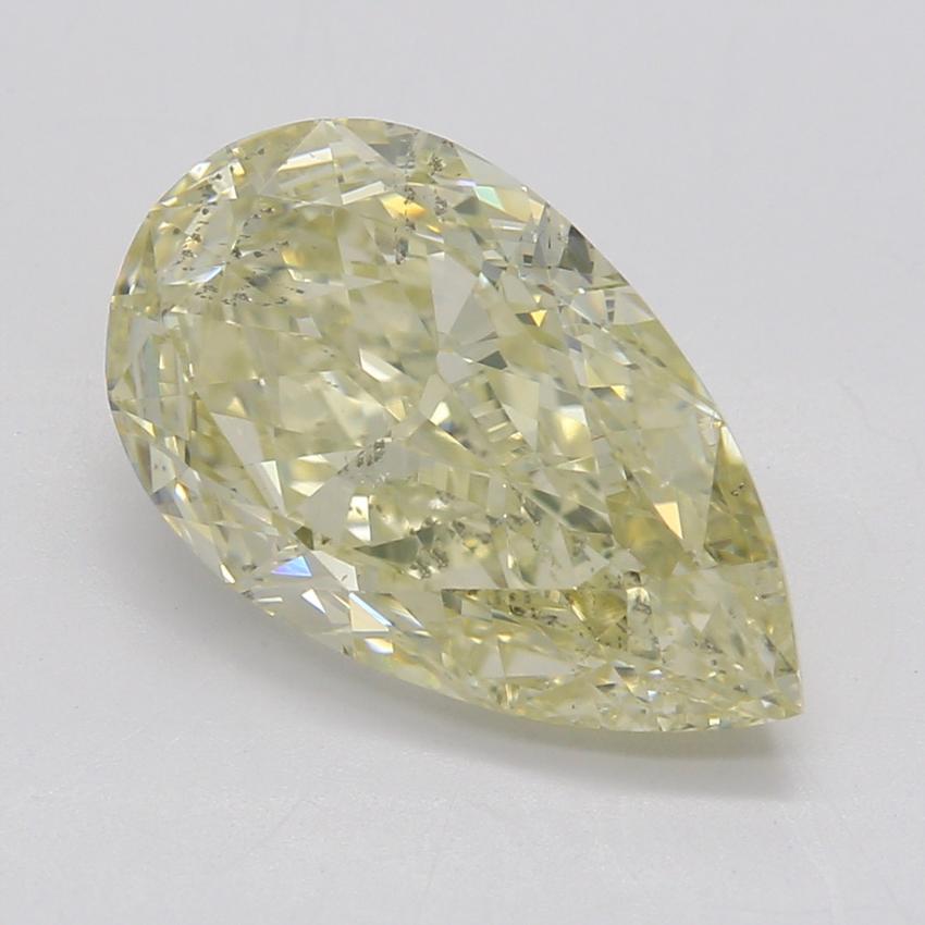 2.09 Ct. Fancy Light Yellow Pear Diamond
