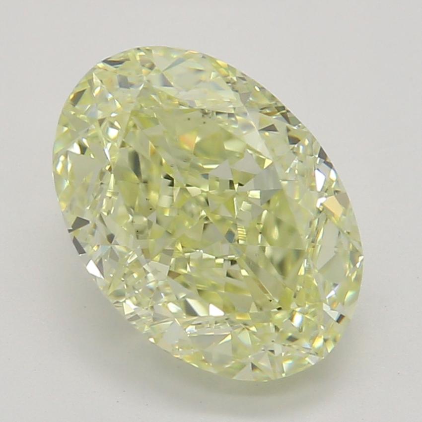 1.51 Ct. Fancy Light Yellow Oval Diamond