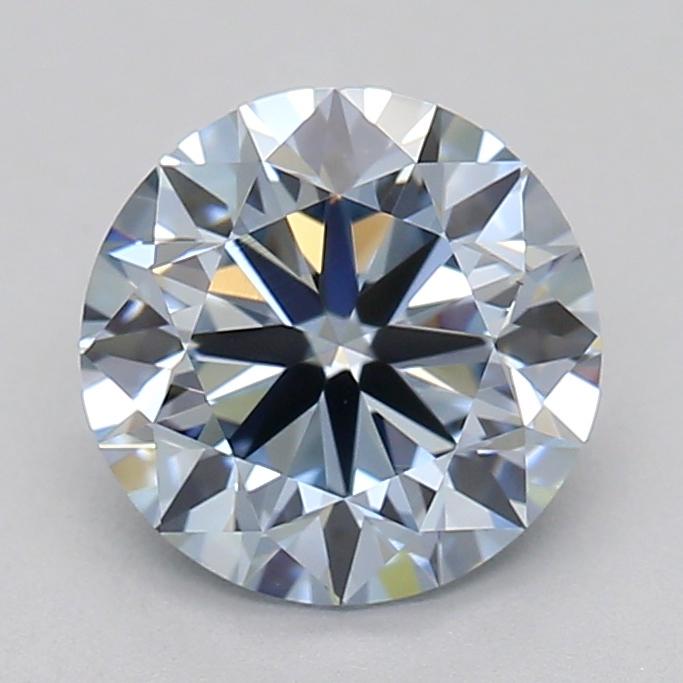 1.02 Ct. Fancy  Blue Round Lab Grown Diamond