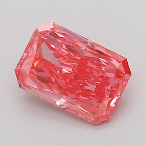 1.05 Ct. Fancy Vivid Pink Radiant Lab Grown Diamond