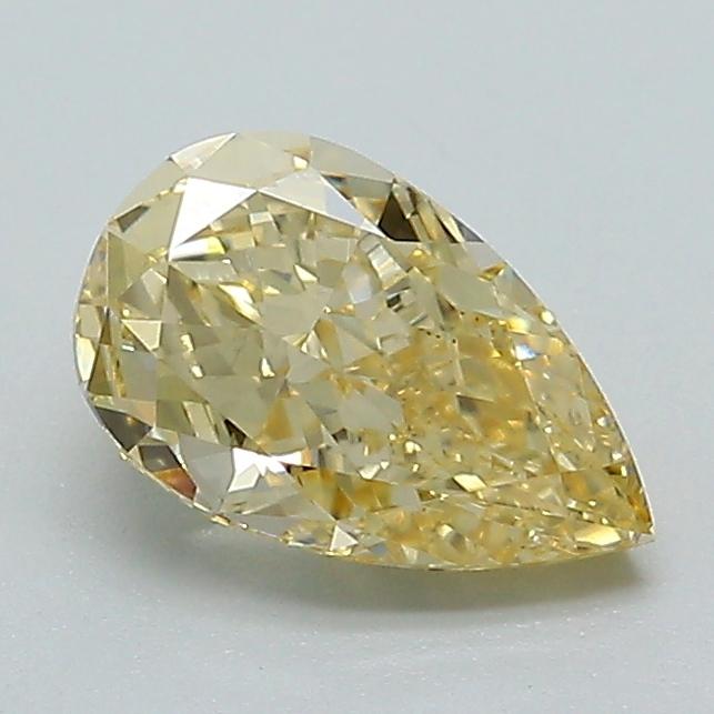 1.03 Ct. Fancy Intense  Yellow Pear Lab Grown Diamond