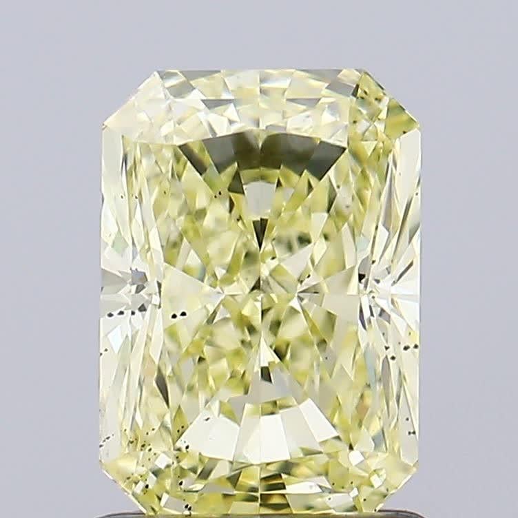 1.31 Ct. Fancy Intense Yellow Radiant Lab Grown Diamond
