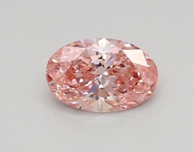 0.26 Ct. Fancy Vivid  Pink Oval Lab Grown Diamond