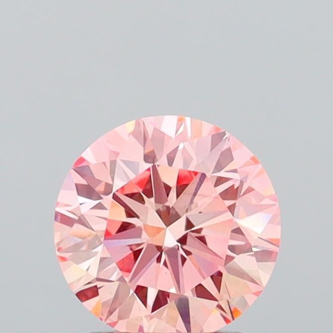 1.53 Ct. Fancy Intense  Pink Round Lab Grown Diamond