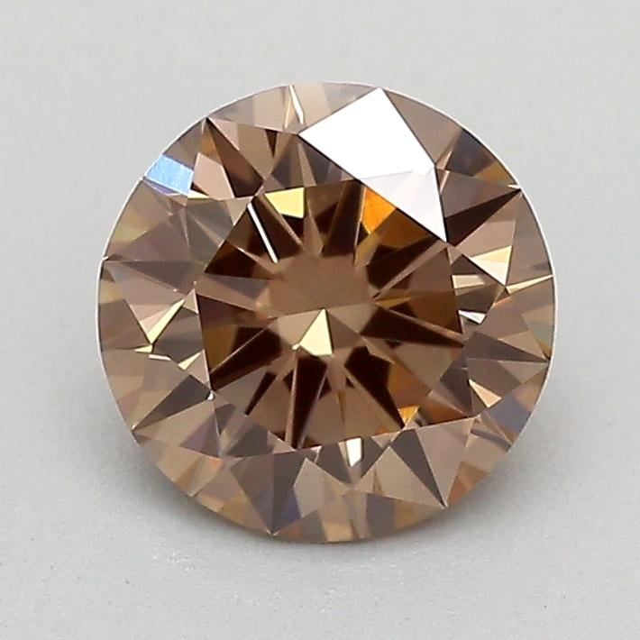 0.64 Ct. Fancy  Brown Round Lab Grown Diamond