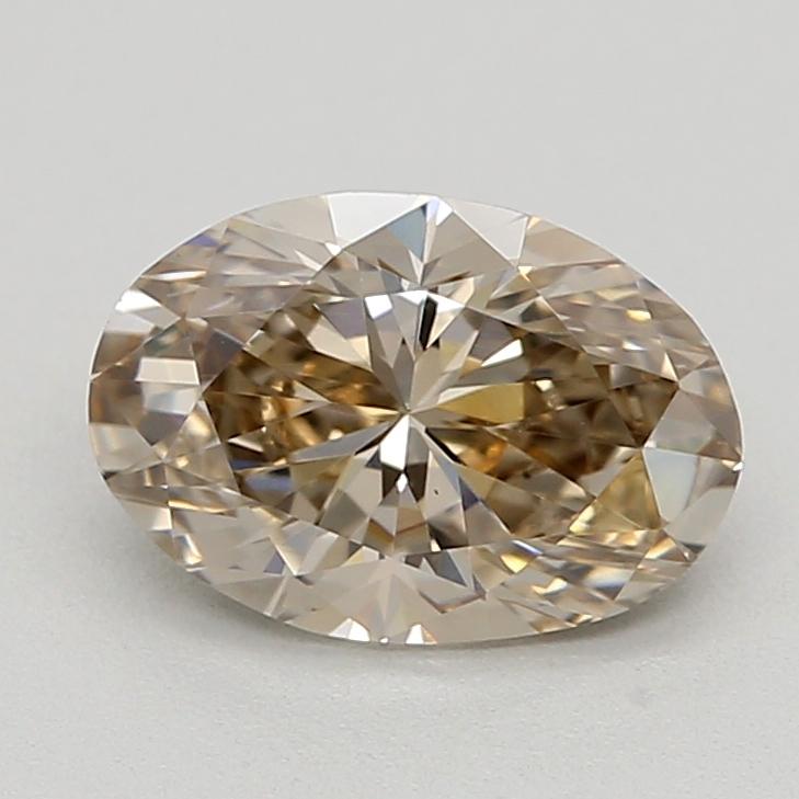 0.70 Ct. Very Light Yellowish Brown Oval Lab Grown Diamond