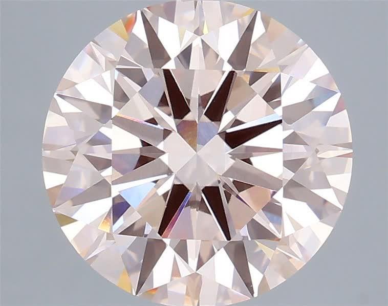 4.40 Ct. Fancy Pink Round Lab Grown Diamond