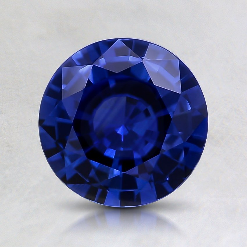 7.5mm Super Premium Blue Round Sapphire