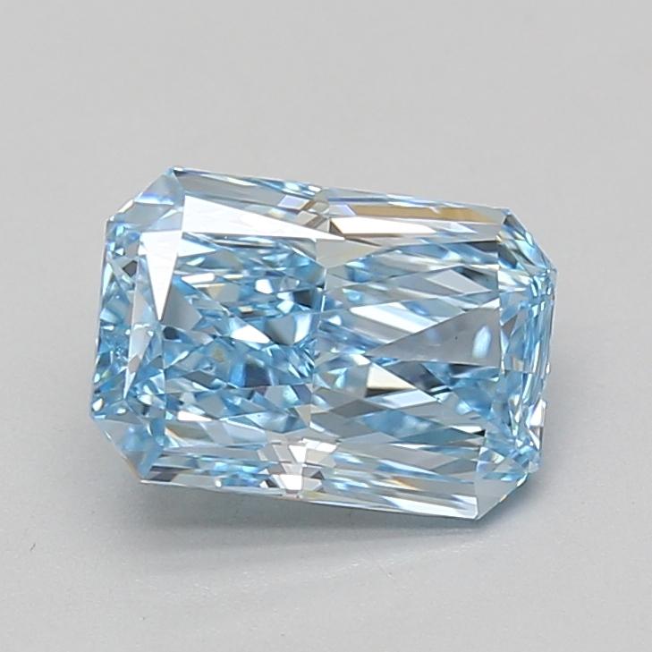 2.02 Ct. Fancy Vivid Blue Radiant Lab Grown Diamond