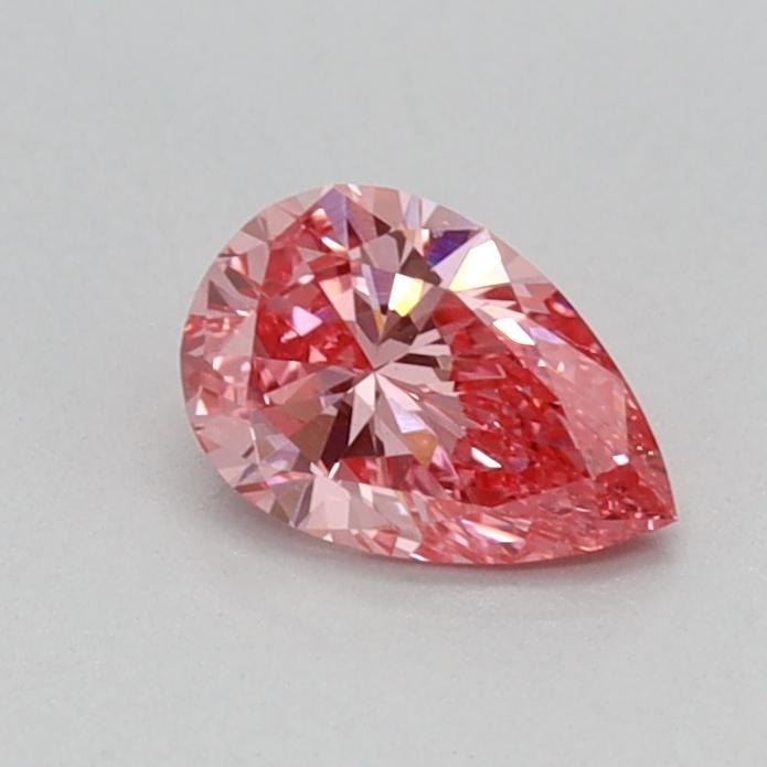 0.33 Ct. Fancy Vivid Pink Pear Lab Grown Diamond