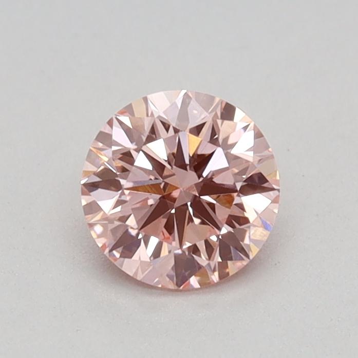 0.37 Ct. Fancy Intense Pink Round Lab Grown Diamond