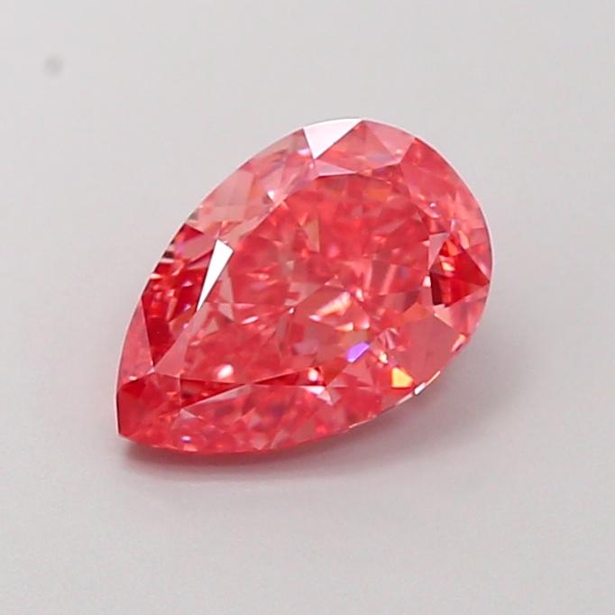 1.54 Ct. Fancy Vivid Pink Pear Lab Grown Diamond
