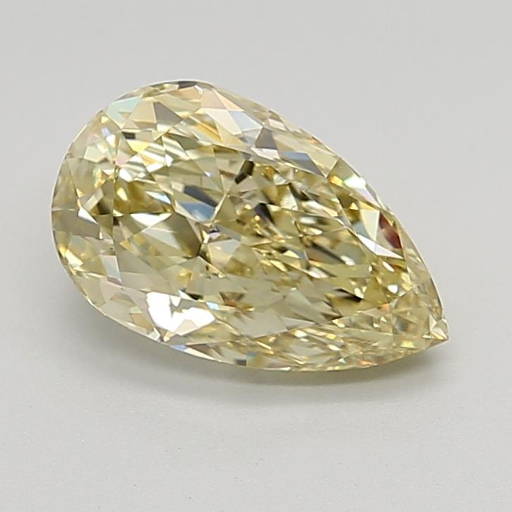 2.53 Ct. Fancy Intense  Yellow Pear Lab Grown Diamond