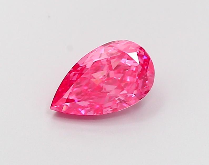 1.13 Ct. Fancy Vivid  Pink Pear Lab Grown Diamond