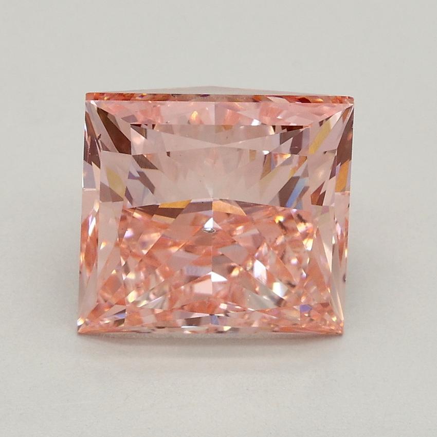 3.00 Ct. Fancy Intense Pink Princess Lab Grown Diamond