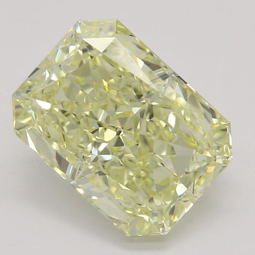 2.10 Ct. Fancy Light Yellow Radiant Diamond