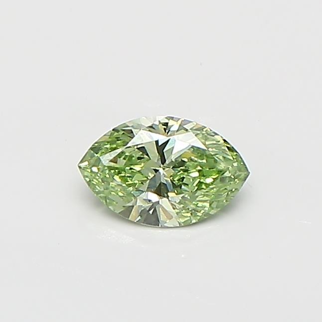 0.32 Ct. Fancy Vivid Green Marquise Lab Grown Diamond
