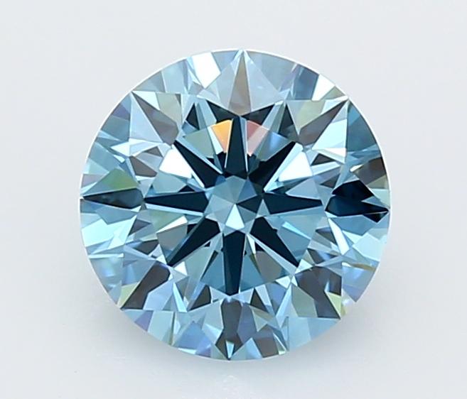 2.04 Ct. Fancy Vivid  Blue Round Lab Grown Diamond