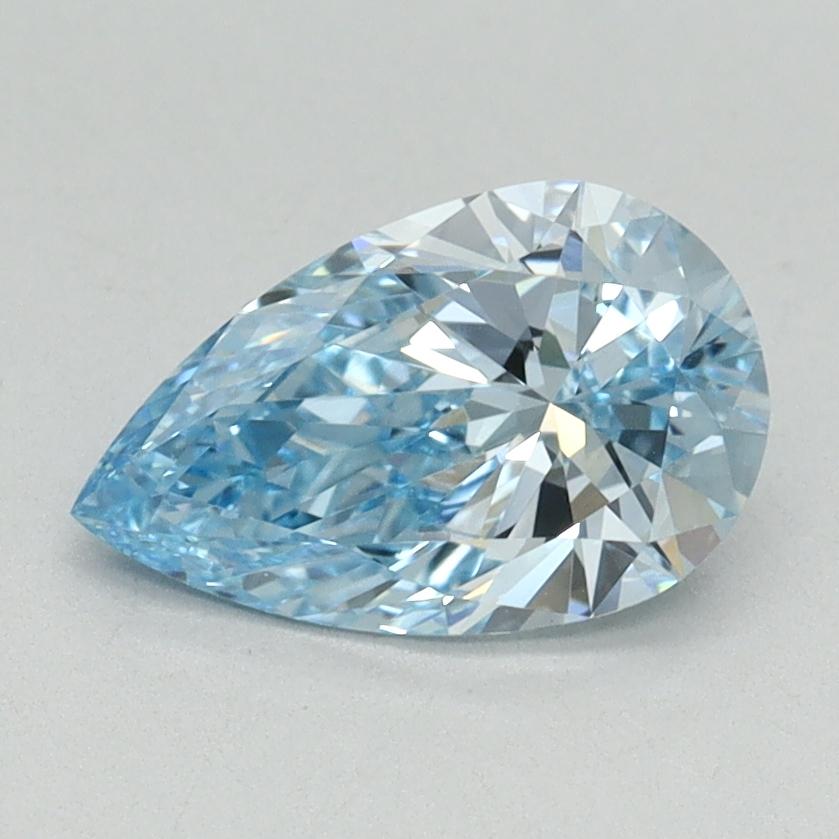 1.09 Ct. Fancy Vivid Blue Pear Lab Grown Diamond