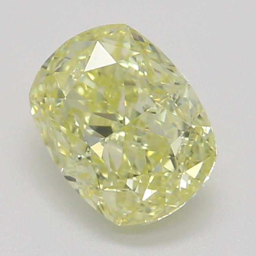 0.70 Ct. Fancy Yellow Cushion Diamond