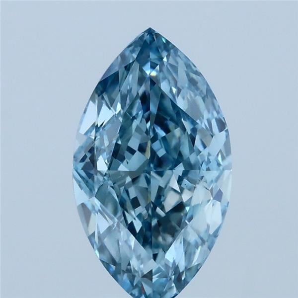 1.70 Ct. Fancy Vivid Blue Marquise Lab Grown Diamond