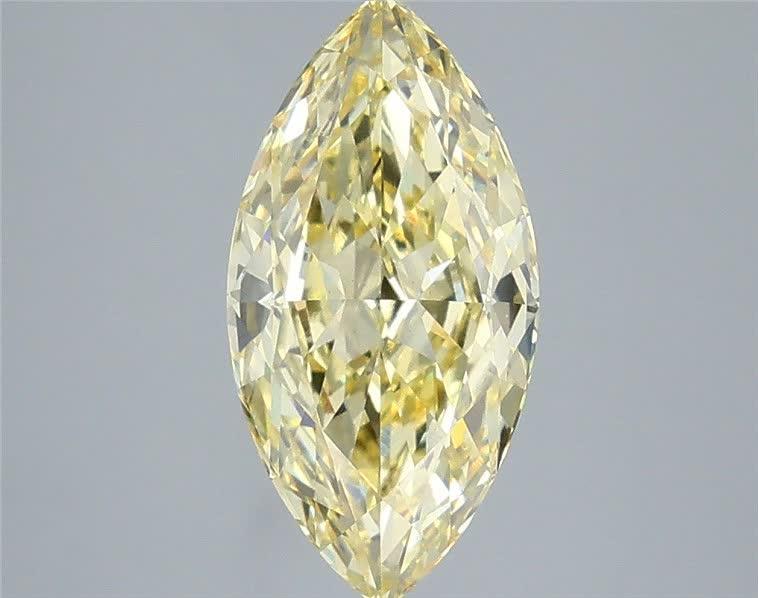 3.02 Ct. Fancy Intense Yellow Marquise Lab Grown Diamond