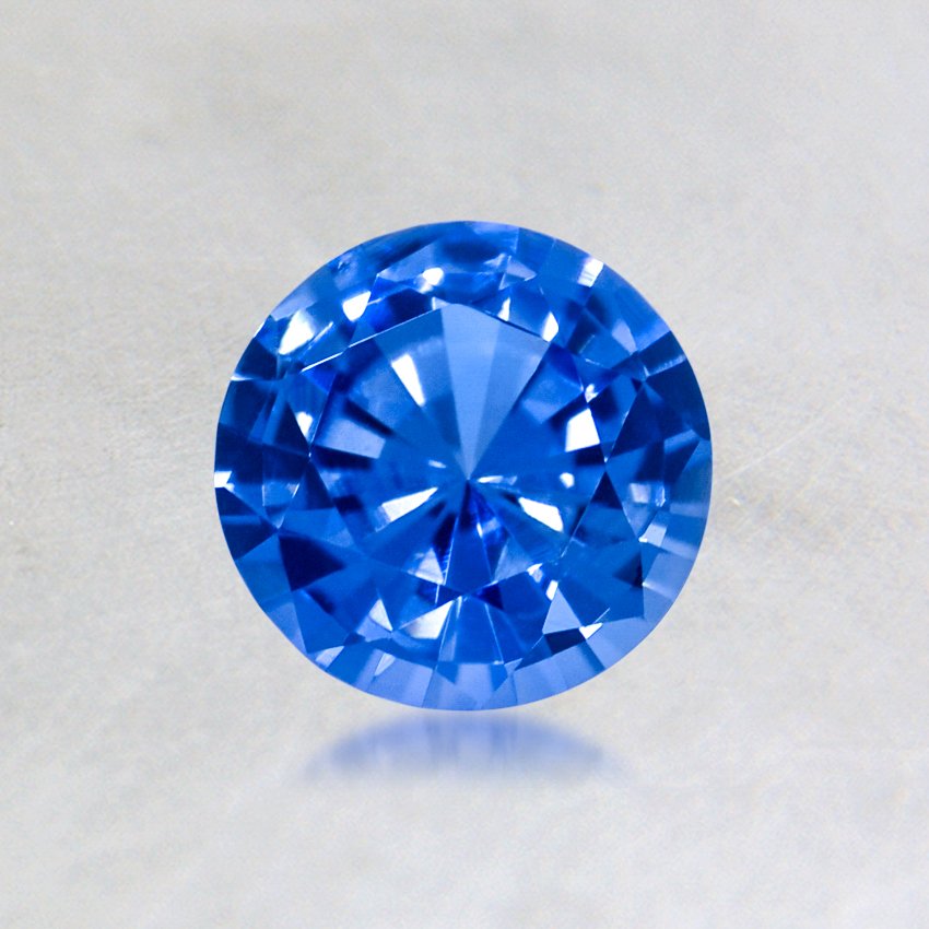 5.5mm Unheated Blue Round Sapphire
