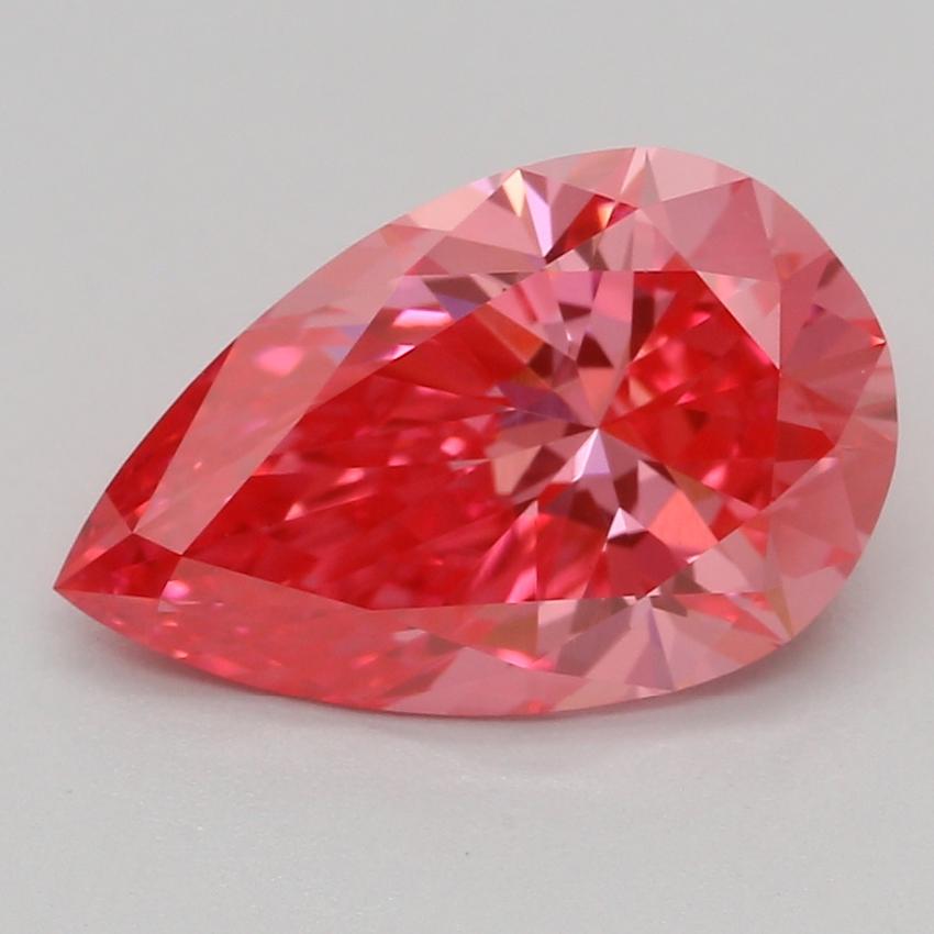 1.58 Ct. Fancy Vivid Pink Pear Lab Grown Diamond