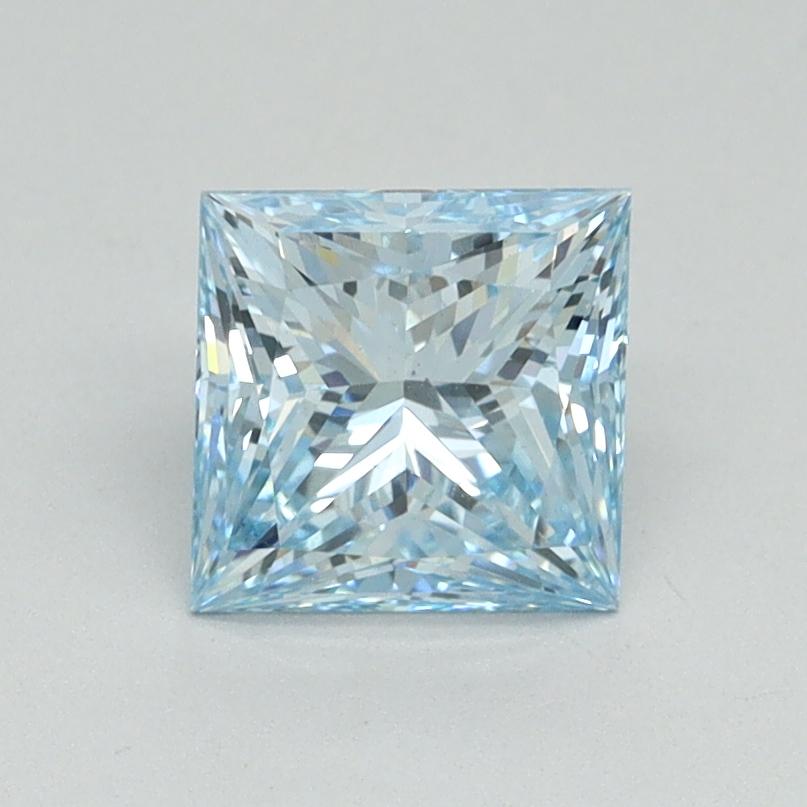 1.20 Ct. Fancy Intense Blue Princess Lab Grown Diamond