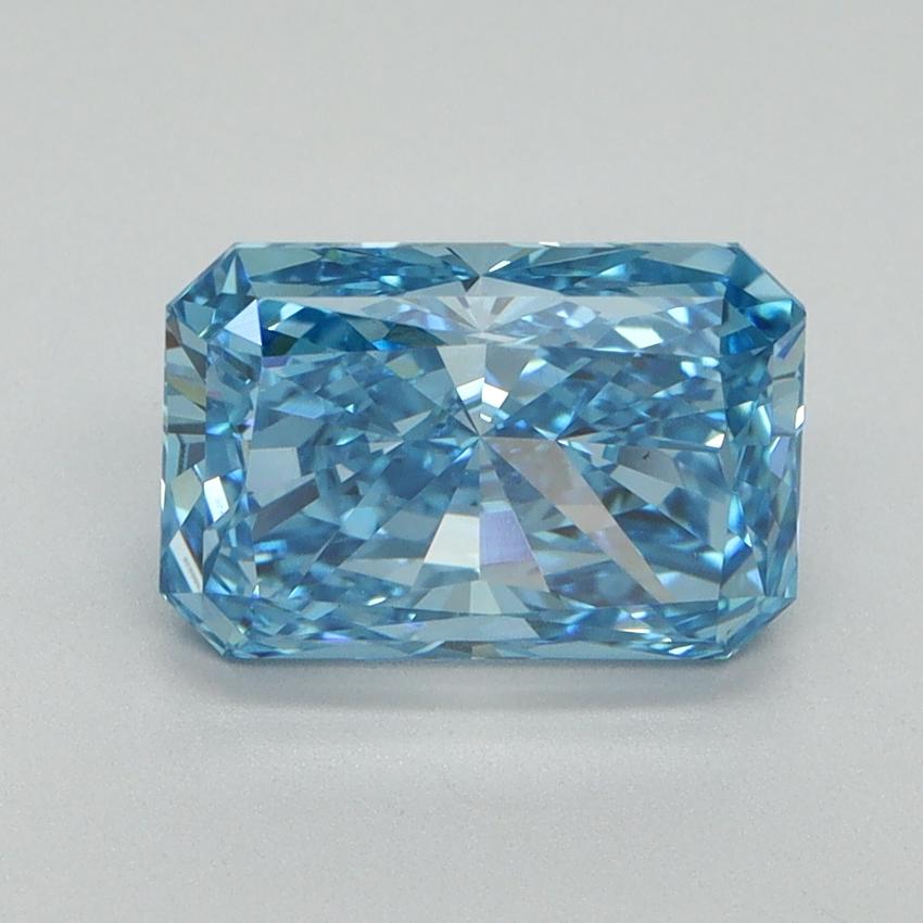 2.20 Ct. Fancy Vivid Blue Radiant Lab Grown Diamond