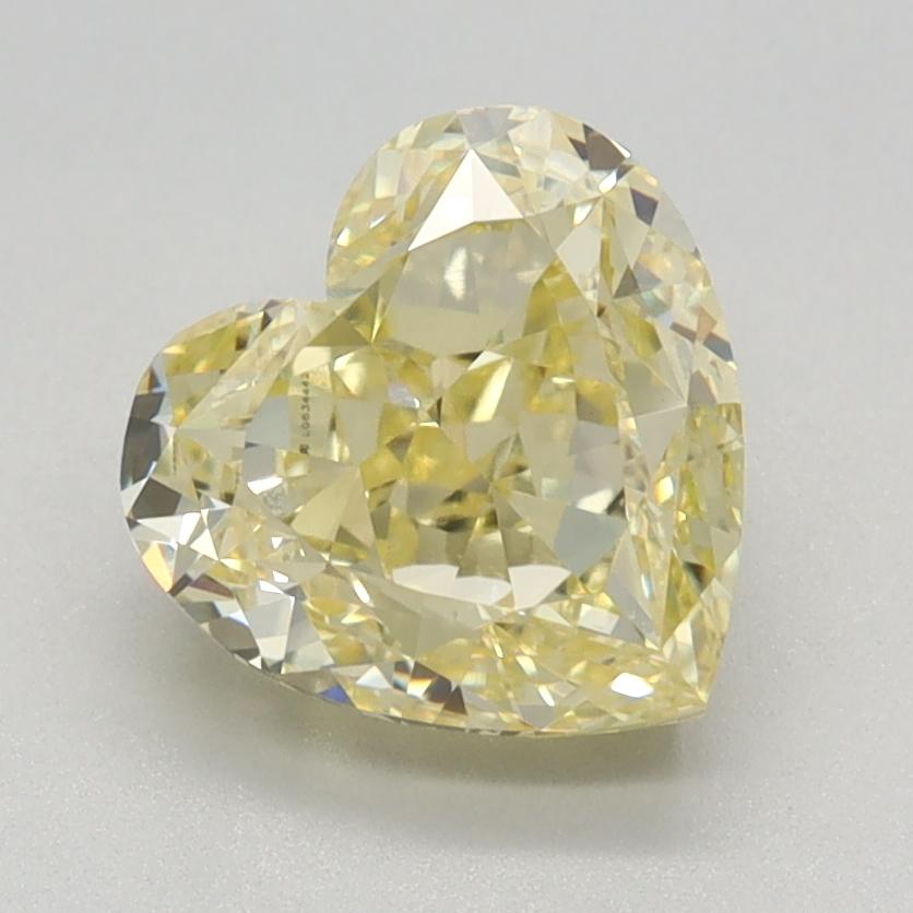 2.09 Ct. Fancy Intense Yellow Heart Lab Grown Diamond