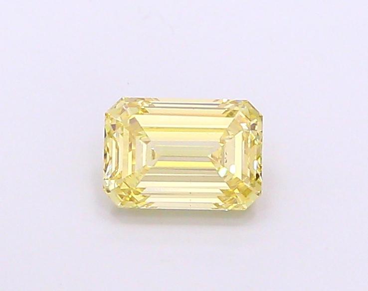 1.25 Ct. Fancy Yellow Emerald Lab Grown Diamond