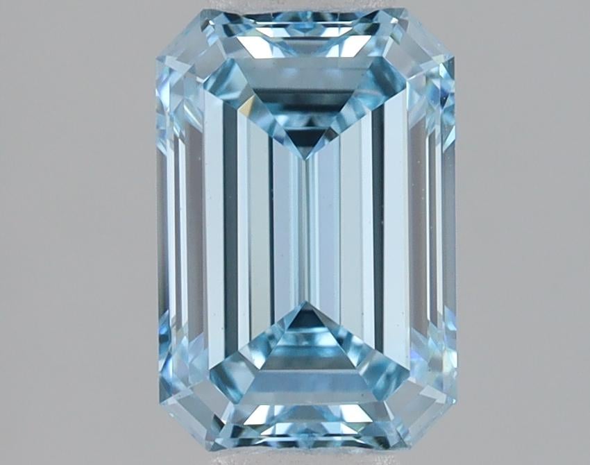1.57 Ct. Fancy Intense Blue Emerald Lab Grown Diamond