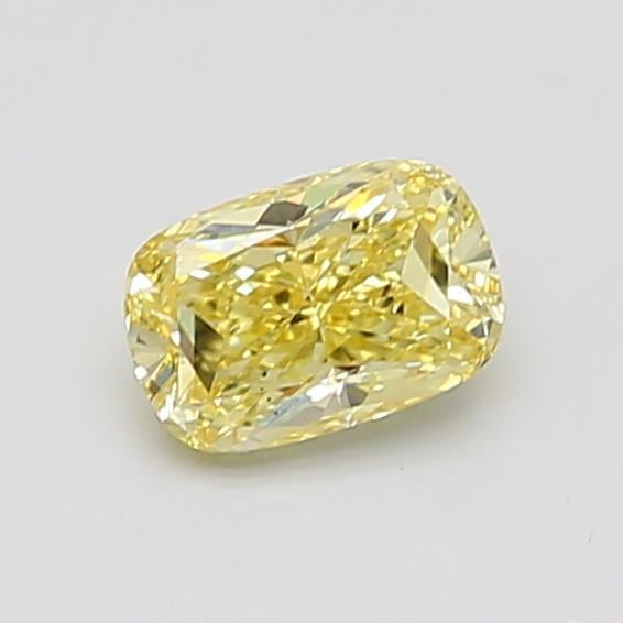 1.02 Ct. Fancy Intense Yellow Cushion Lab Grown Diamond