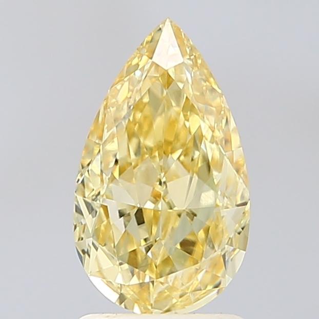 1.86 Ct. Fancy Intense Yellow Pear Lab Grown Diamond