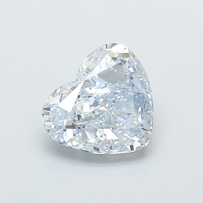 1.32 Ct. Fancy Light  Blue Heart Lab Grown Diamond